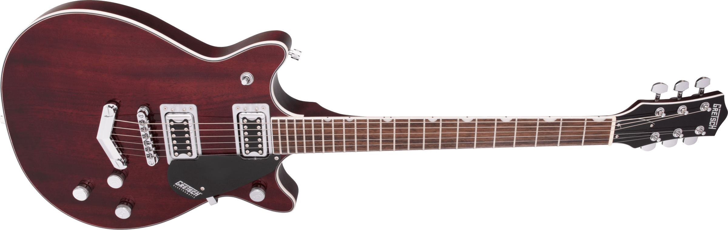 G5222 Electromatic Double Jet BT with V-Stoptail, Laurel Fingerboard, Walnut Stain追加画像 G5222 Electromatic Double Jet BT with V-Stoptail, Laurel Fingerboard, Walnut Stain追加画像