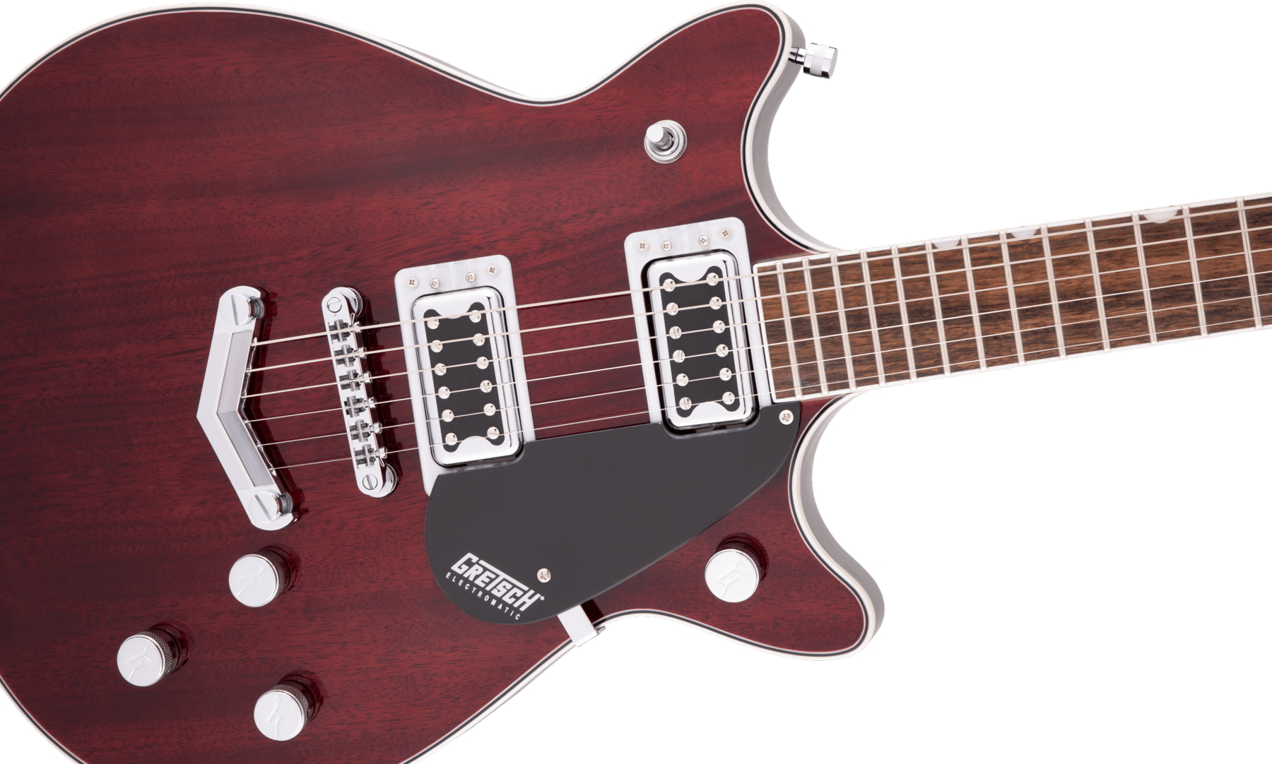 G5222 Electromatic Double Jet BT with V-Stoptail, Laurel Fingerboard, Walnut Stain追加画像 G5222 Electromatic Double Jet BT with V-Stoptail, Laurel Fingerboard, Walnut Stain追加画像