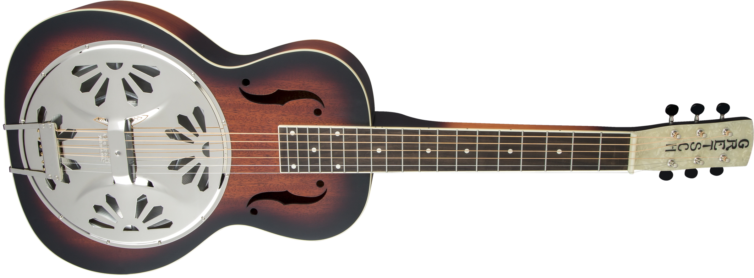 G9230 Bobtail Square-Neck A.E., Mahogany Body Spider Cone Resonator Guitar, Fishman Nashville Resonator Pickup, 2-Color Sunburst追加画像 G9230 Bobtail Square-Neck A.E., Mahogany Body Spider Cone Resonator Guitar, Fishman Nashville Resonator Pickup, 2-Color Sunburst追加画像