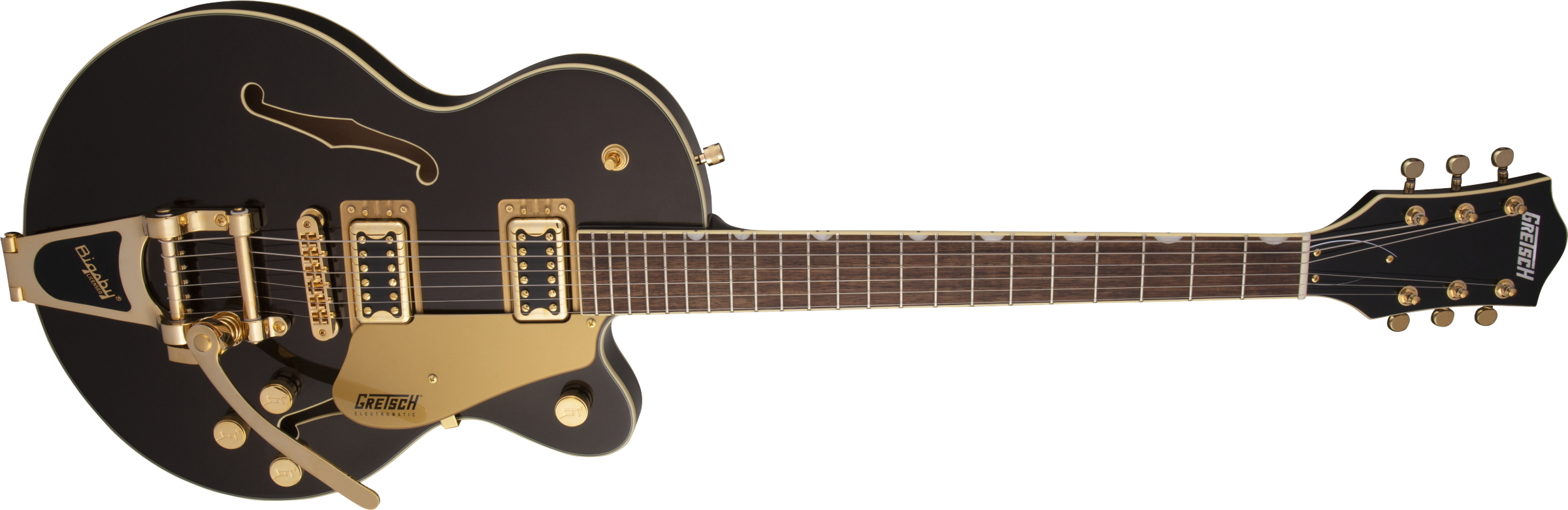 G5655TG Electromatic Center Block Jr. Single-Cut with Bigsby and Gold Hardware, Laurel Fingerboard, Black Gold追加画像 G5655TG Electromatic Center Block Jr. Single-Cut with Bigsby and Gold Hardware, Laurel Fingerboard, Black Gold追加画像
