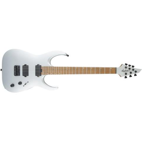 Jackson-エレキギターUSA Signature Misha Mansoor Juggernaut HT6, Caramelized Flame Maple Fingerboard, Satin Silver