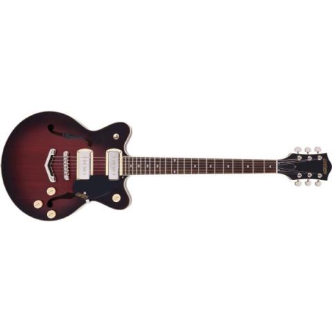 G2655-P90 Streamliner™ Center Block Jr. Double-Cut P90 with V-Stoptail, Laurel Fingerboard, Claret Burstサムネイル