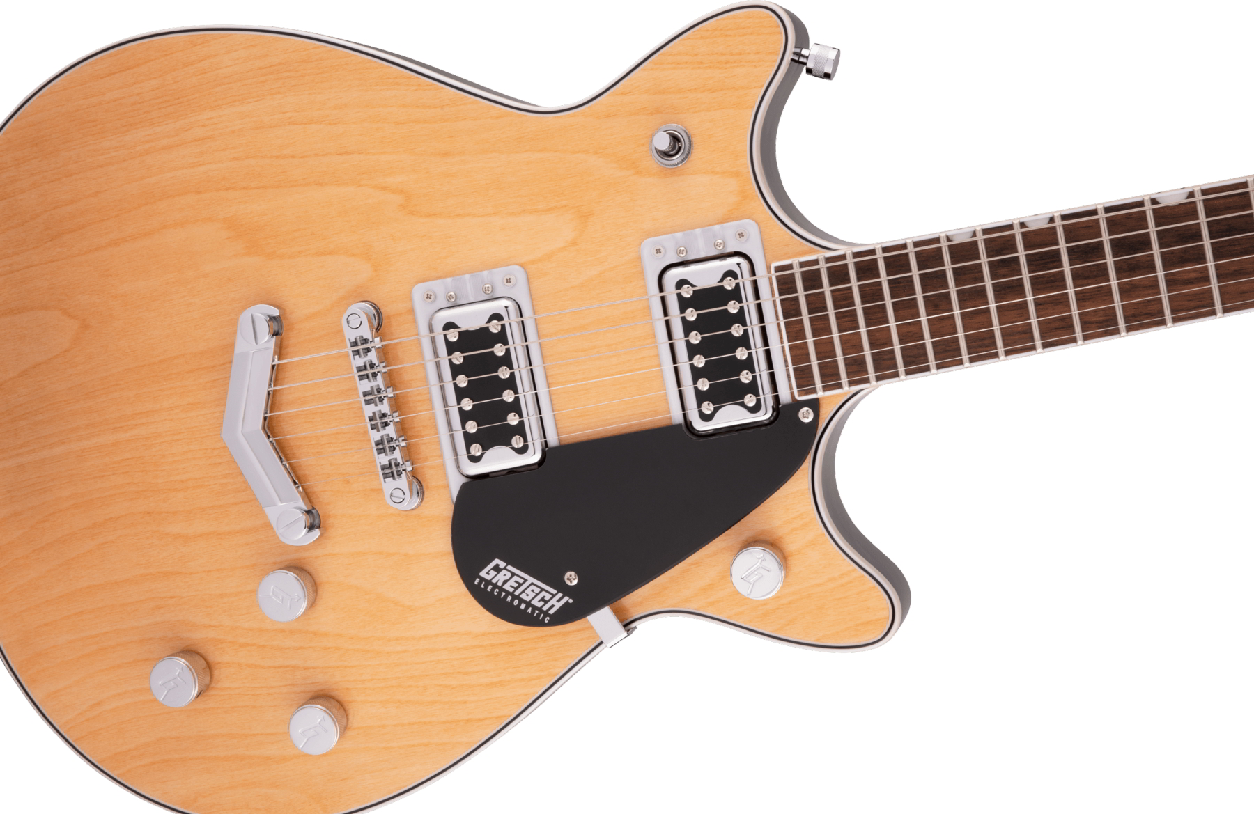 G5222 Electromatic Double Jet BT with V-Stoptail, Laurel Fingerboard, Aged Natural追加画像 G5222 Electromatic Double Jet BT with V-Stoptail, Laurel Fingerboard, Aged Natural追加画像