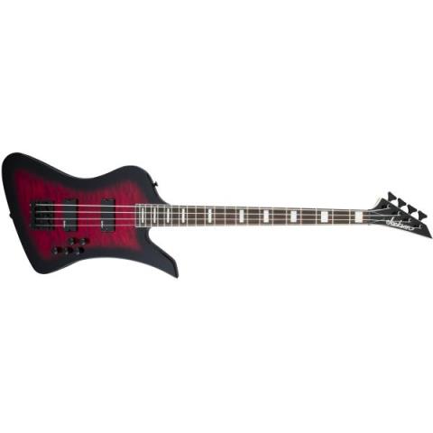 Jackson-JS Series Kelly Bird JS3Q, Amaranth Fingerboard, Transparent Red Burst