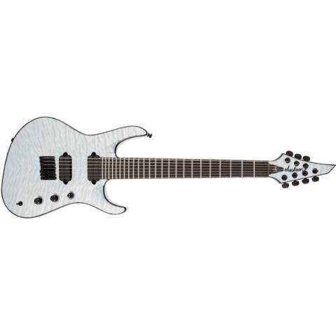 Jackson-エレキギターUSA Signature Chris Broderick Soloist HT7, Ebony Fingerboard, Transparent White
