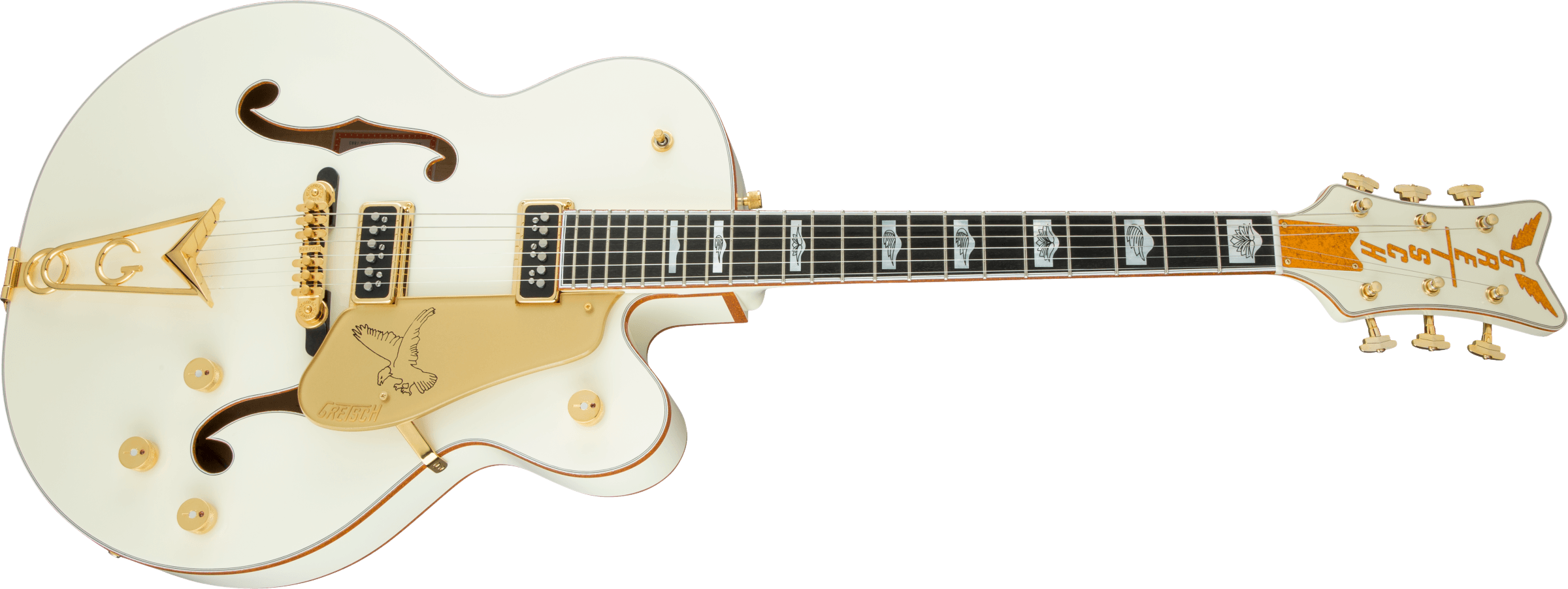 G6136-55 Vintage Select Edition '55 Falcon Hollow Body with Cadillac Tailpiece, TV Jones, Solid Spruce Top, Vintage White, Lacquer追加画像 G6136-55 Vintage Select Edition '55 Falcon Hollow Body with Cadillac Tailpiece, TV Jones, Solid Spruce Top, Vintage White, Lacquer追加画像