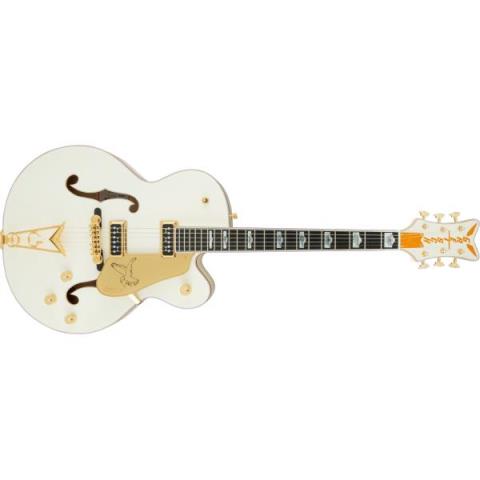 GRETSCH-ボディ材G6136-55 Vintage Select Edition '55 Falcon Hollow Body with Cadillac Tailpiece, TV Jones, Solid Spruce Top, Vintage White, Lacquer