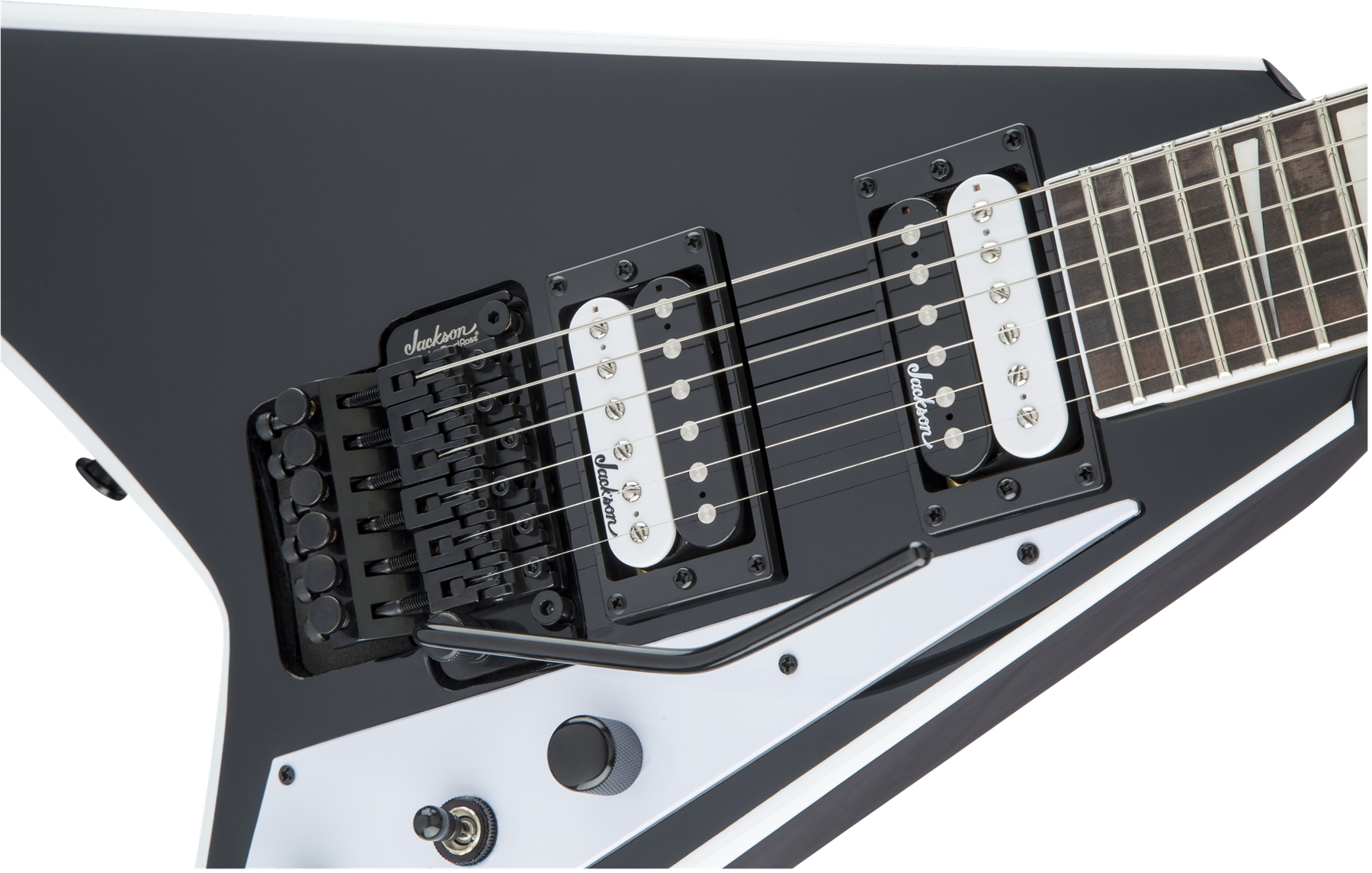 JS Series Rhoads JS32, Amaranth Fingerboard, Black with White Bevels追加画像 JS Series Rhoads JS32, Amaranth Fingerboard, Black with White Bevels追加画像