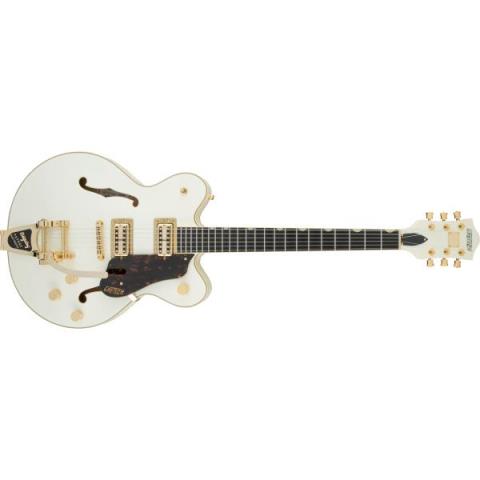 GRETSCH-ピックアップG6609TG Players Edition Broadkaster Center Block Double-Cut with String-Thru Bigsby and Gold Hardware, USA Full'Tron Pickups, Vintage White