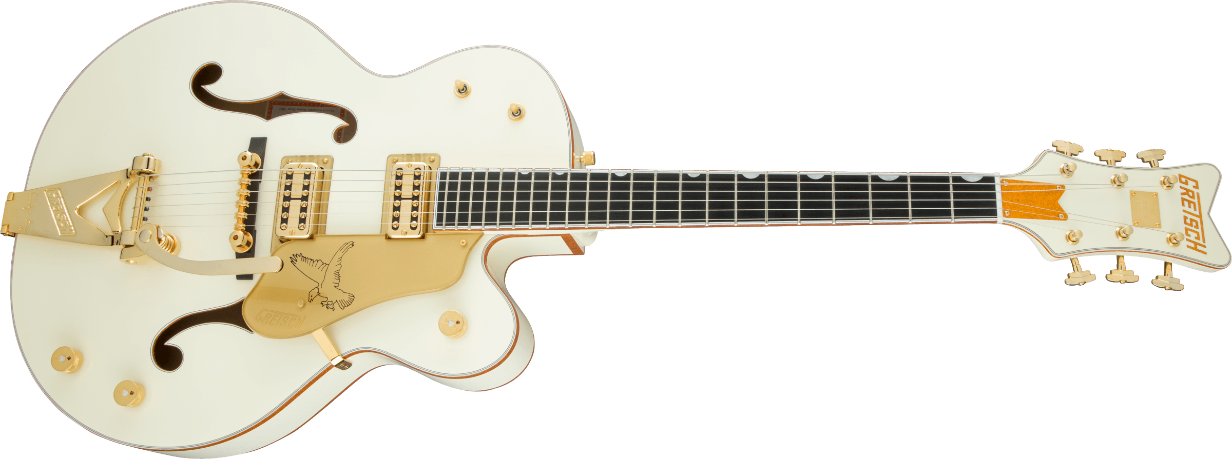 G6136T-59 Vintage Select Edition '59 Falcon Hollow Body with Bigsby, TV Jones, Vintage White, Lacquer追加画像 G6136T-59 Vintage Select Edition '59 Falcon Hollow Body with Bigsby, TV Jones, Vintage White, Lacquer追加画像