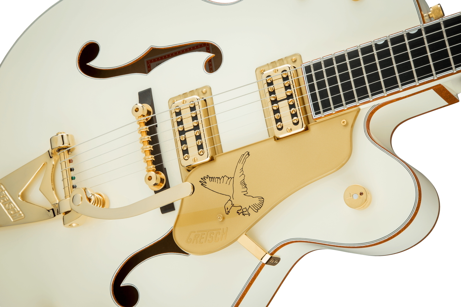 G6136T-59 Vintage Select Edition '59 Falcon Hollow Body with Bigsby, TV Jones, Vintage White, Lacquer追加画像 G6136T-59 Vintage Select Edition '59 Falcon Hollow Body with Bigsby, TV Jones, Vintage White, Lacquer追加画像