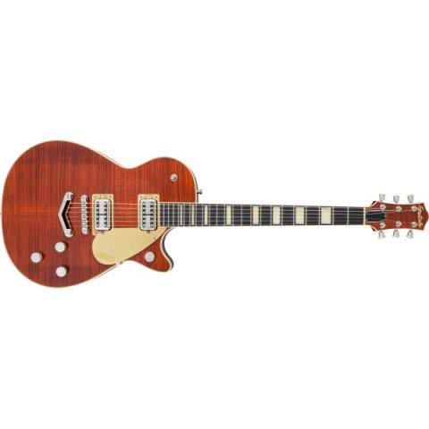 GRETSCH-エレキギターG6228FM Players Edition Jet BT with V-Stoptail and Flame Maple, Ebony Fingerboard, Bourbon Stain