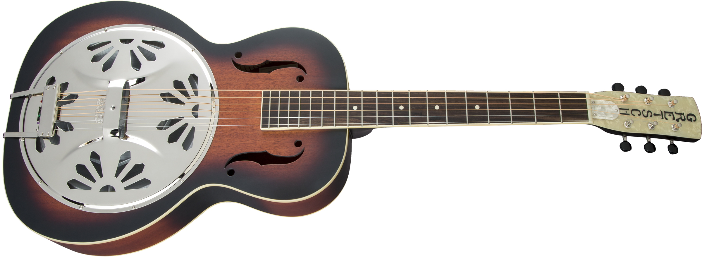 G9220 Bobtail Round-Neck A.E., Mahogany Body Spider Cone Resonator Guitar, Fishman Nashville Resonator Pickup, 2-Color Sunburst追加画像 G9220 Bobtail Round-Neck A.E., Mahogany Body Spider Cone Resonator Guitar, Fishman Nashville Resonator Pickup, 2-Color Sunburst追加画像