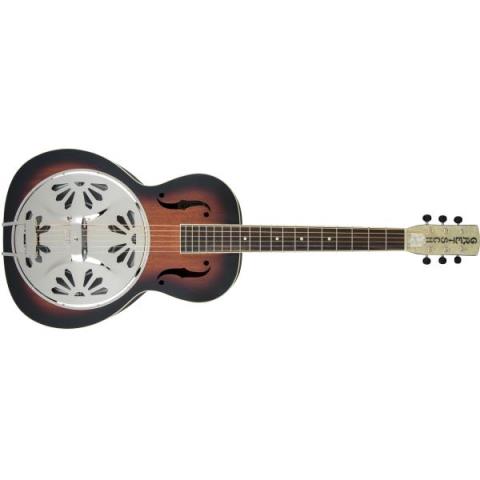 GRETSCH-ボディ材G9220 Bobtail Round-Neck A.E., Mahogany Body Spider Cone Resonator Guitar, Fishman Nashville Resonator Pickup, 2-Color Sunburst