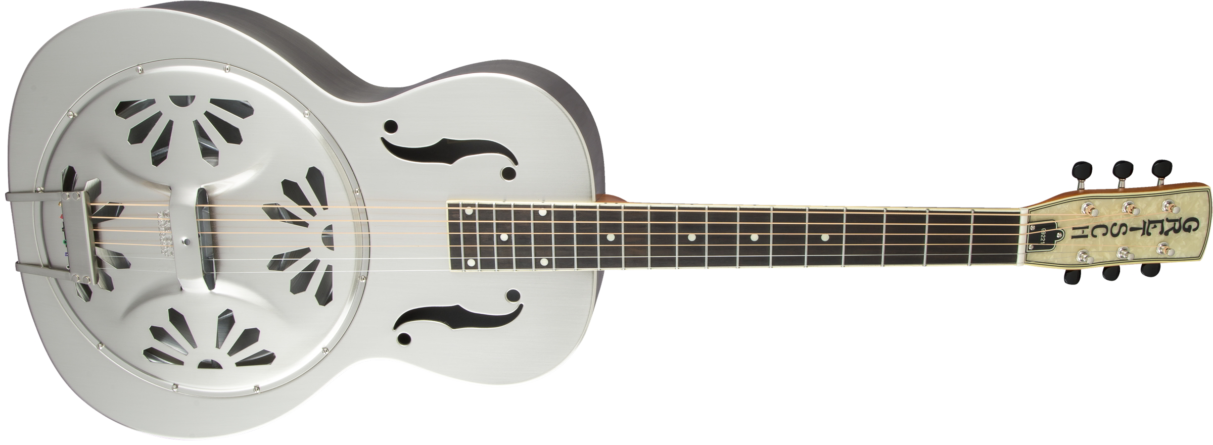 G9221 Bobtail Steel Round-Neck A.E., Steel Body Spider Cone Resonator Guitar, Fishman Nashville Resonator Pickup追加画像 G9221 Bobtail Steel Round-Neck A.E., Steel Body Spider Cone Resonator Guitar, Fishman Nashville Resonator Pickup追加画像