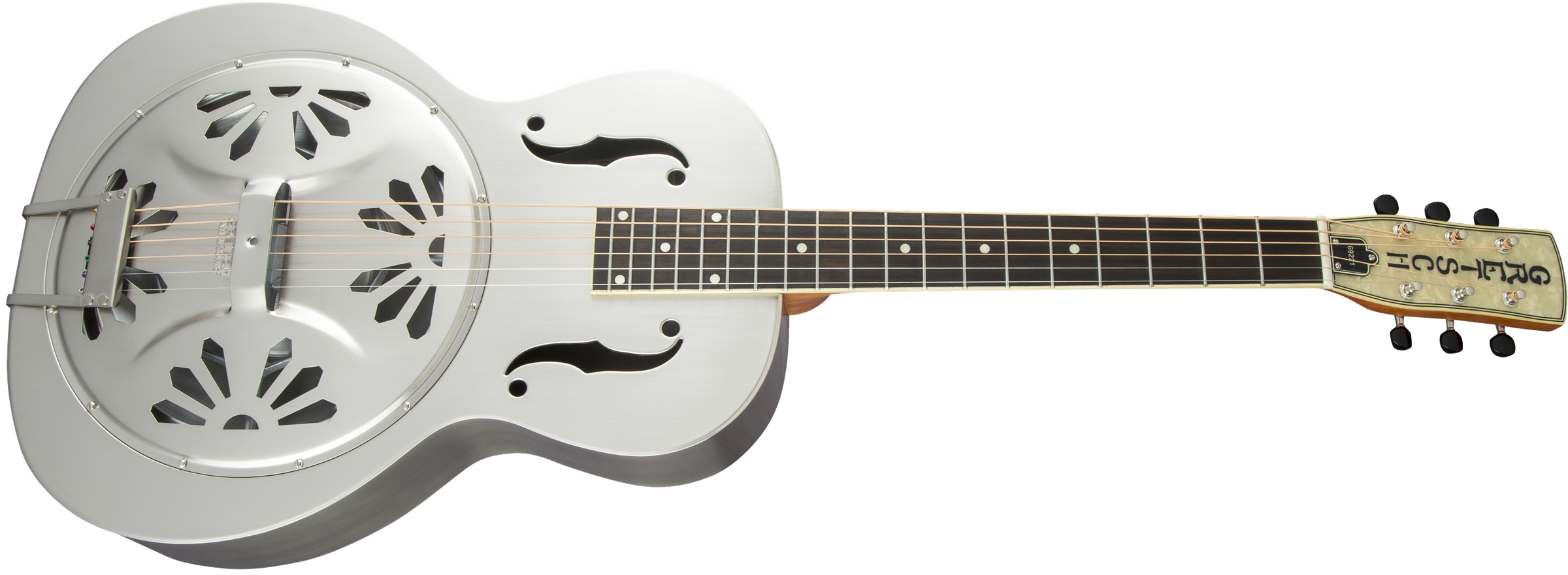 G9221 Bobtail Steel Round-Neck A.E., Steel Body Spider Cone Resonator Guitar, Fishman Nashville Resonator Pickup追加画像 G9221 Bobtail Steel Round-Neck A.E., Steel Body Spider Cone Resonator Guitar, Fishman Nashville Resonator Pickup追加画像