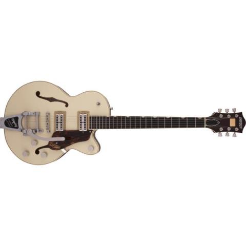 G6659T Players Edition Broadkaster Jr. Center Block Single-Cut with String-Thru Bigsby, USA Full'Tron Pickups, Ebony Fingerboard, Two-Tone Lotus Ivory/Walnut Stainサムネイル