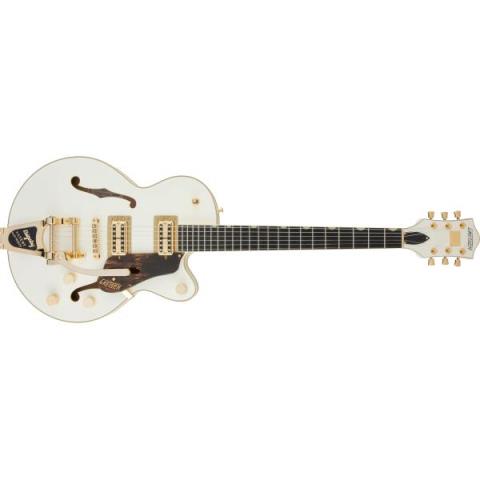 G6659TG Players Edition Broadkaster Jr. Center Block Single-Cut with String-Thru Bigsby and Gold Hardware, Ebony Fingerboard, Vintage Whiteサムネイル