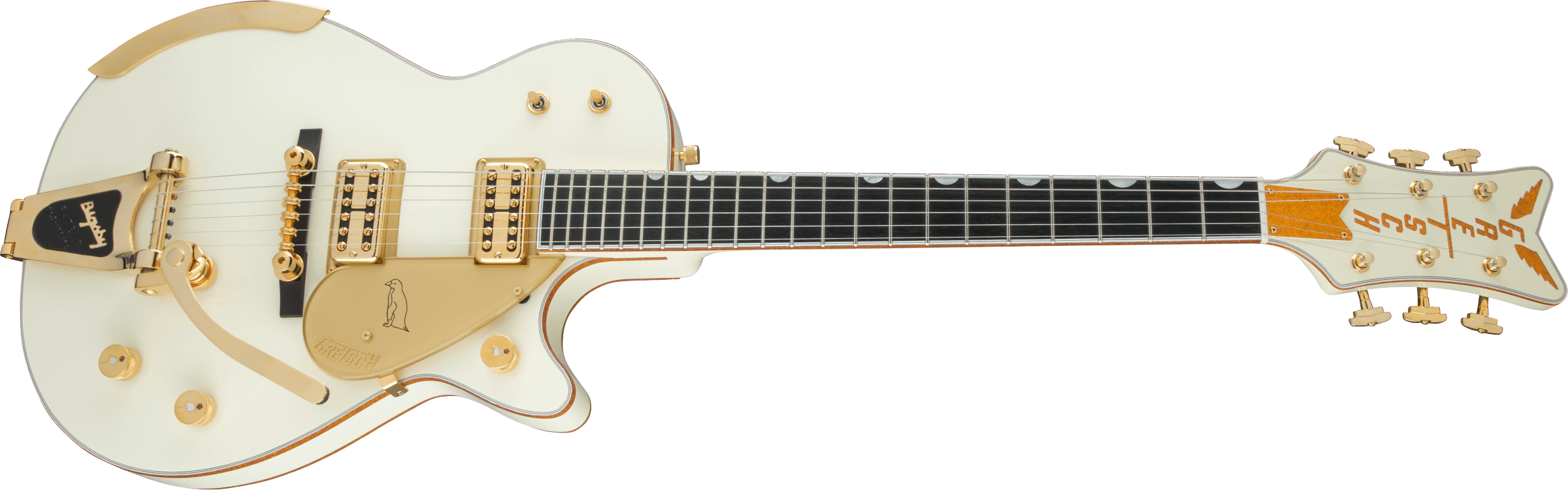 G6134T-58 Vintage Select ’58 Penguin with Bigsby, TV Jones, Vintage White追加画像 G6134T-58 Vintage Select ’58 Penguin with Bigsby, TV Jones, Vintage White追加画像