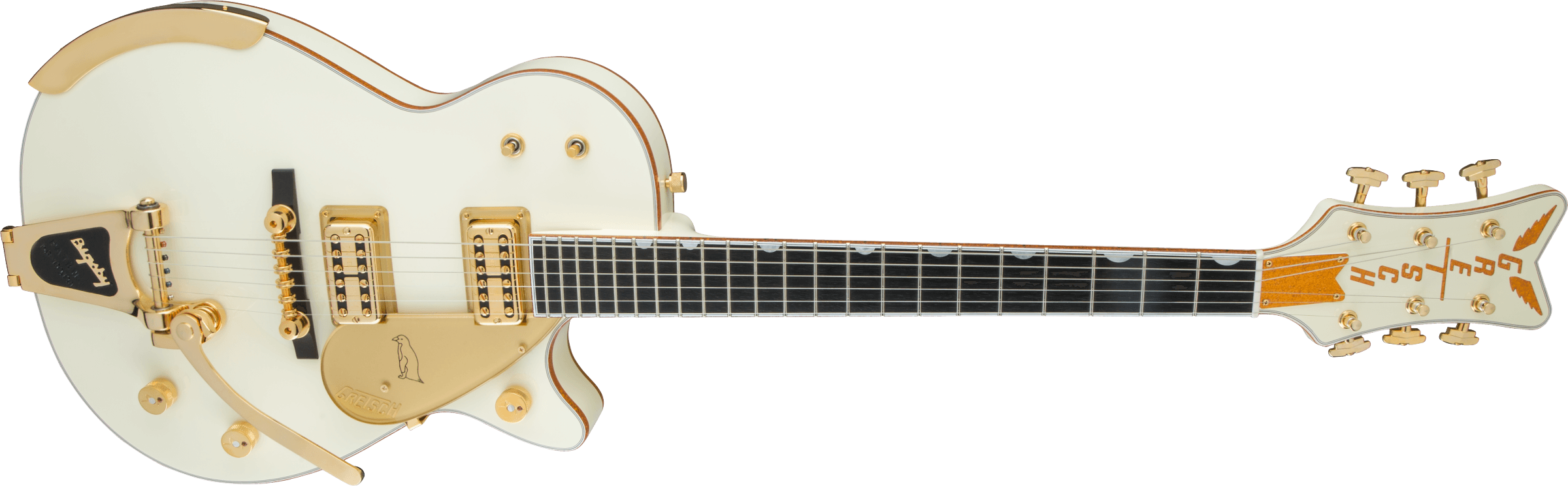 G6134T-58 Vintage Select ’58 Penguin with Bigsby, TV Jones, Vintage White追加画像 G6134T-58 Vintage Select ’58 Penguin with Bigsby, TV Jones, Vintage White追加画像
