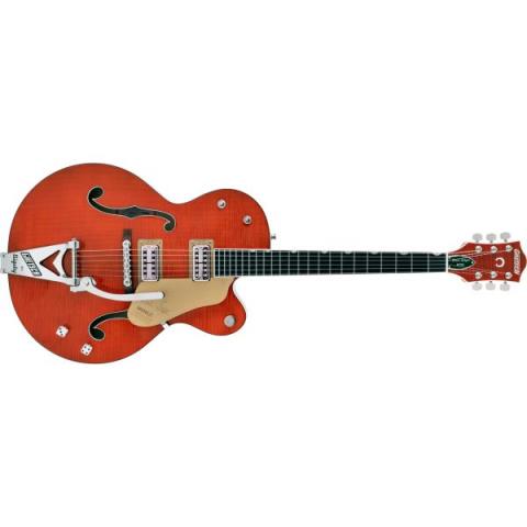 G6120TFM-BSNV Brian Setzer Signature Nashville Hollow Body with Bigsby and Flame Maple, Ebony Fingerboard, Orange Stainサムネイル