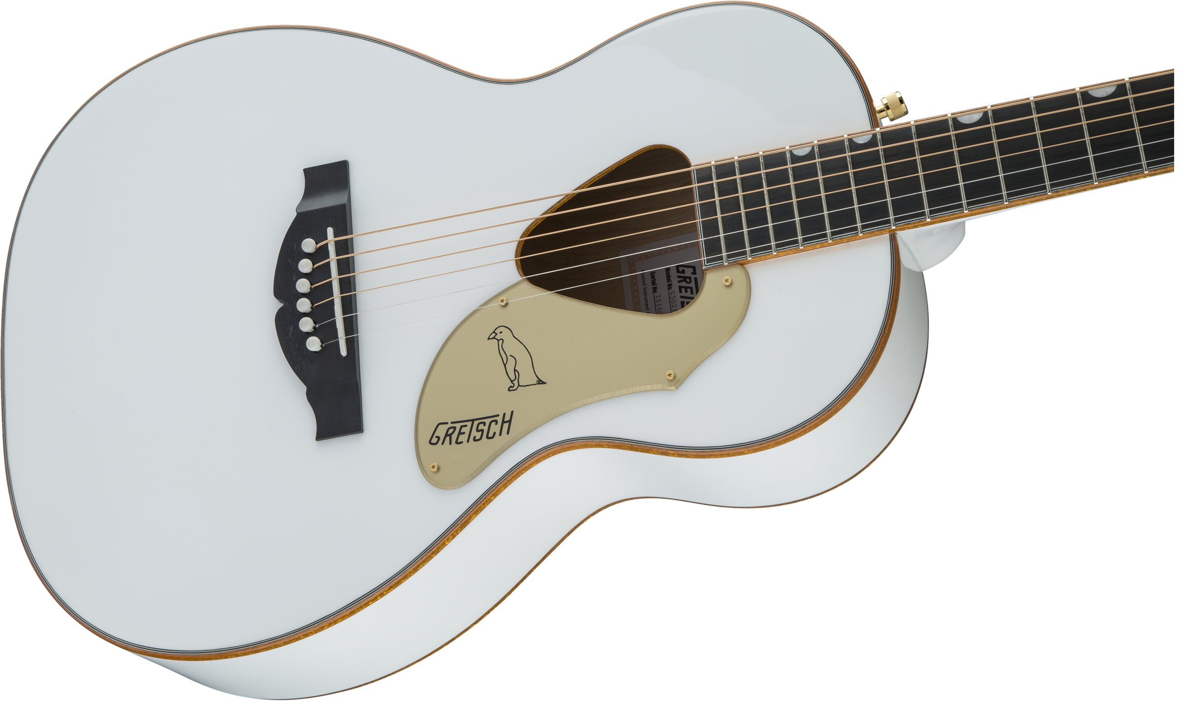 G5021WPE Rancher Penguin Parlor Acoustic/Electric, Fishman Pickup System, White追加画像 G5021WPE Rancher Penguin Parlor Acoustic/Electric, Fishman Pickup System, White追加画像