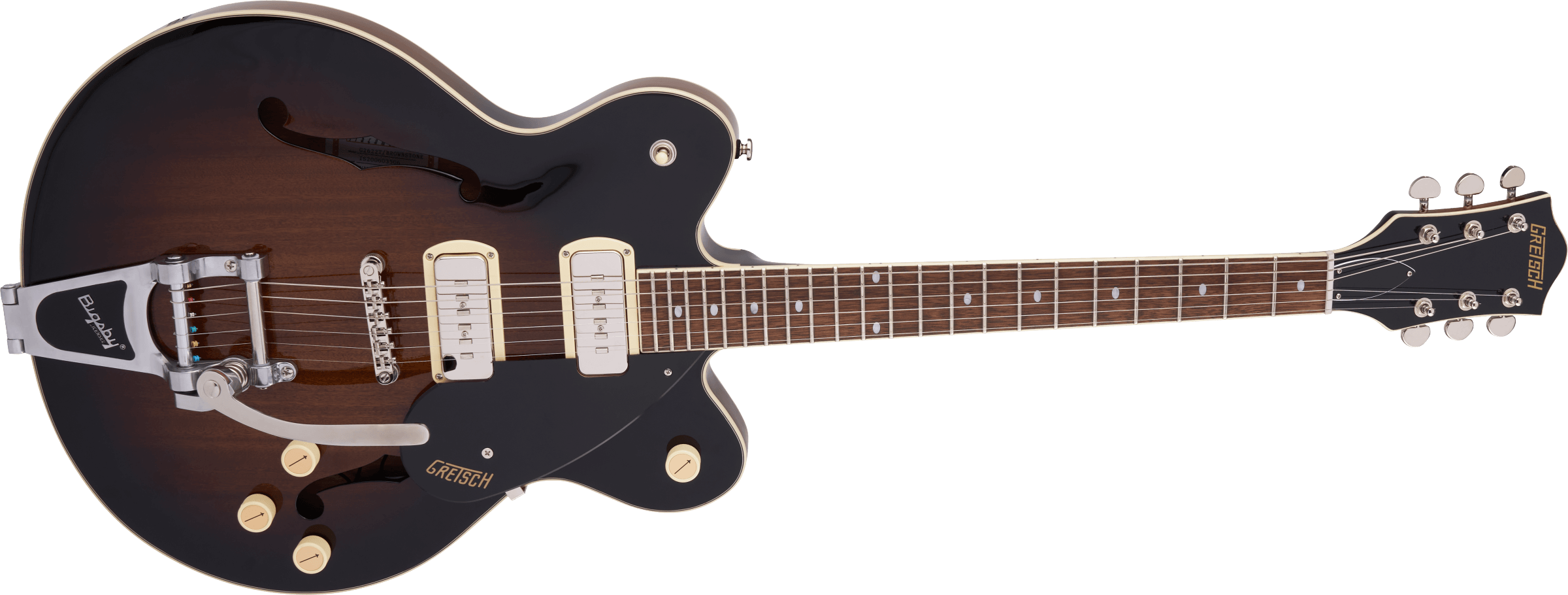 G2622T-P90 Streamliner Center Block Double-Cut P90 with Bigsby, Laurel Fingerboard, Forge Glow追加画像