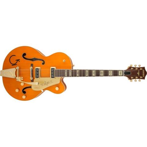 GRETSCH

G6120T-55 Vintage Select Edition '55 Chet Atkins Hollow Body with Bigsby, TV Jones, Vintage Orange Stain Lacquer