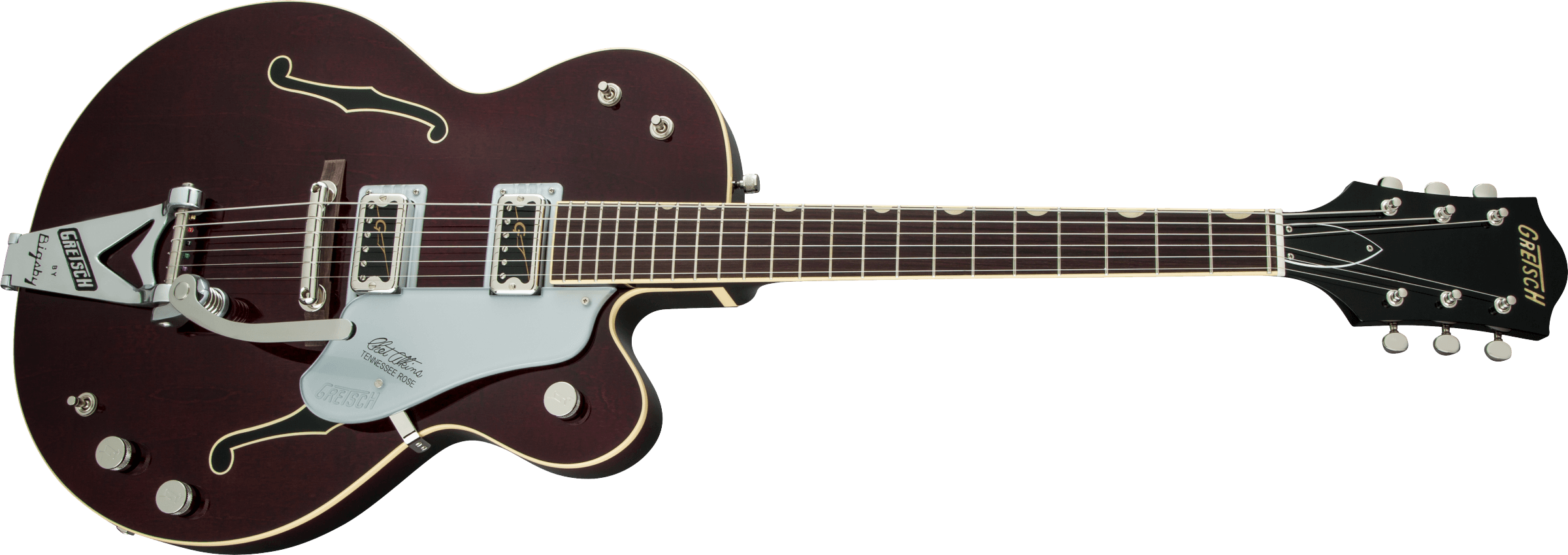 G6119T-62 Vintage Select Edition '62 Tennessee Rose™ Hollow Body with Bigsby®, TV Jones®, Dark Cherry Stain追加画像 G6119T-62 Vintage Select Edition '62 Tennessee Rose™ Hollow Body with Bigsby®, TV Jones®, Dark Cherry Stain追加画像
