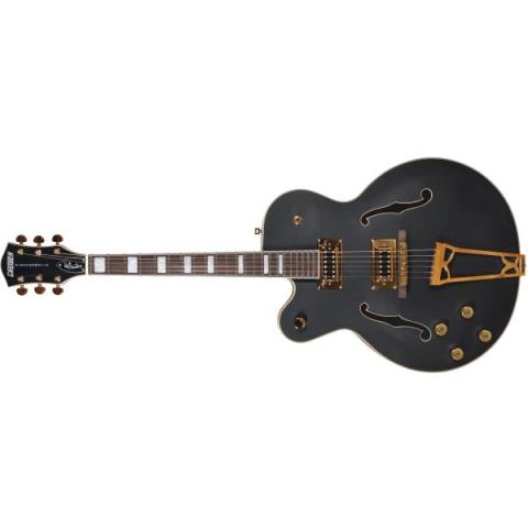 GRETSCH-ボディ材G5191BK Tim Armstrong Signature Electromatic Hollow Body, Left-Handed, Gold Hardware, Flat Black