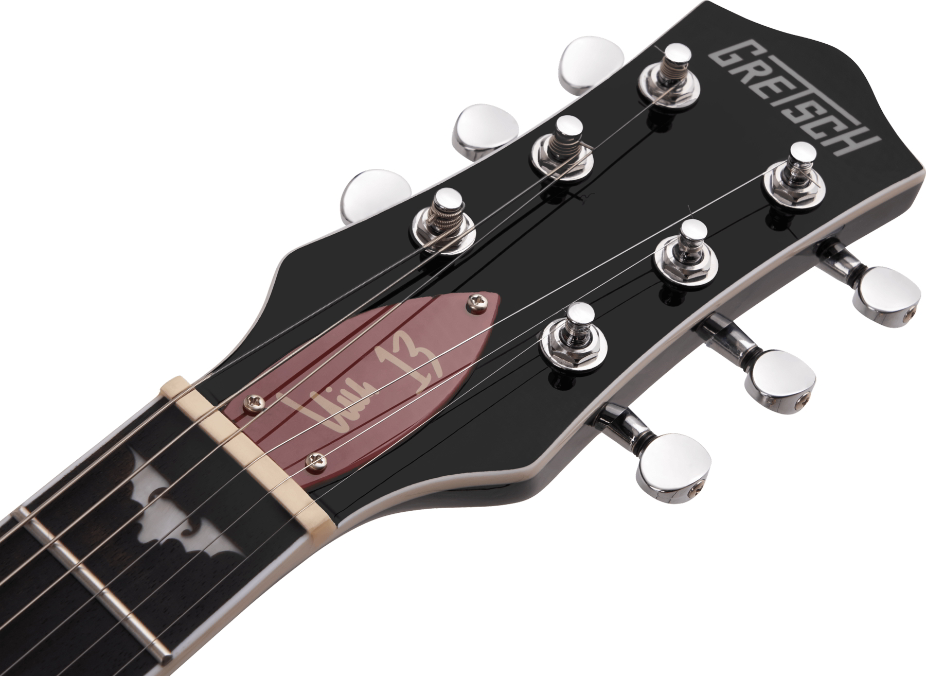 G5230T Nick 13 Signature Electromatic Tiger Jet with Bigsby, Laurel Fingerboard, Blackヘッド画像 G5230T Nick 13 Signature Electromatic Tiger Jet with Bigsby, Laurel Fingerboard, Blackヘッド画像
