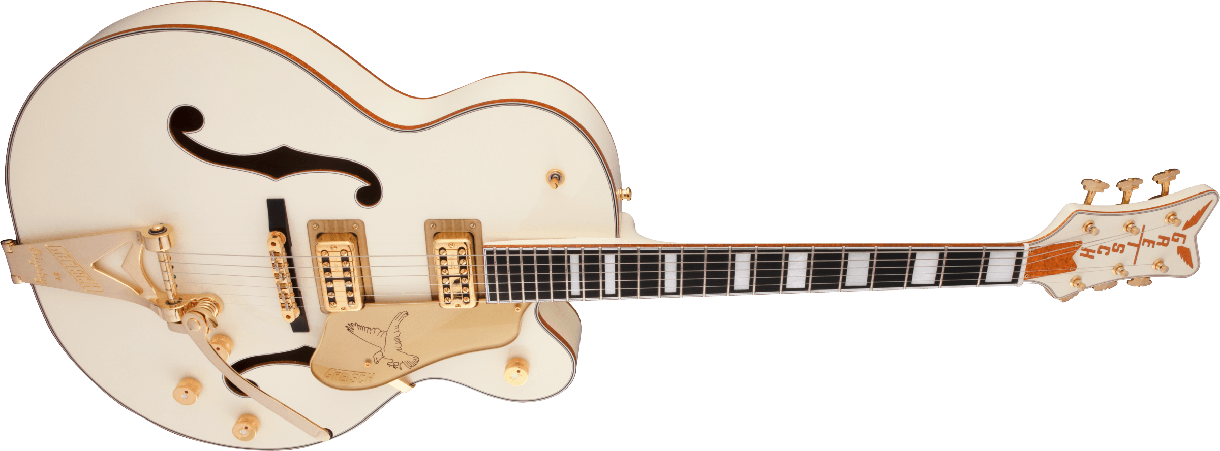 G6136T-MGC Michael Guy Chislett Signature Falcon with Bigsby, Ebony Fingerboard, Vintage White追加画像 G6136T-MGC Michael Guy Chislett Signature Falcon with Bigsby, Ebony Fingerboard, Vintage White追加画像