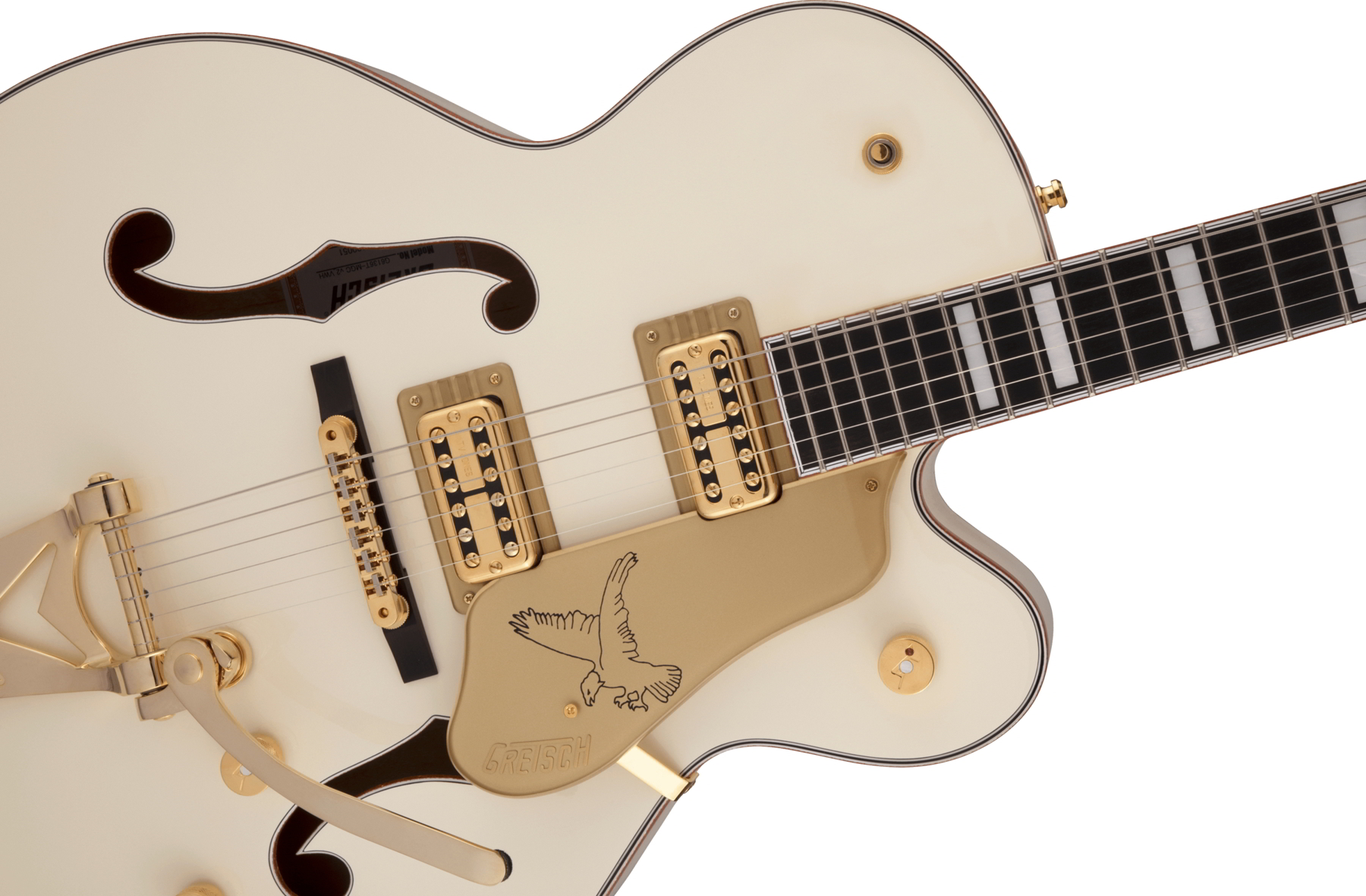 G6136T-MGC Michael Guy Chislett Signature Falcon with Bigsby, Ebony Fingerboard, Vintage White追加画像 G6136T-MGC Michael Guy Chislett Signature Falcon with Bigsby, Ebony Fingerboard, Vintage White追加画像