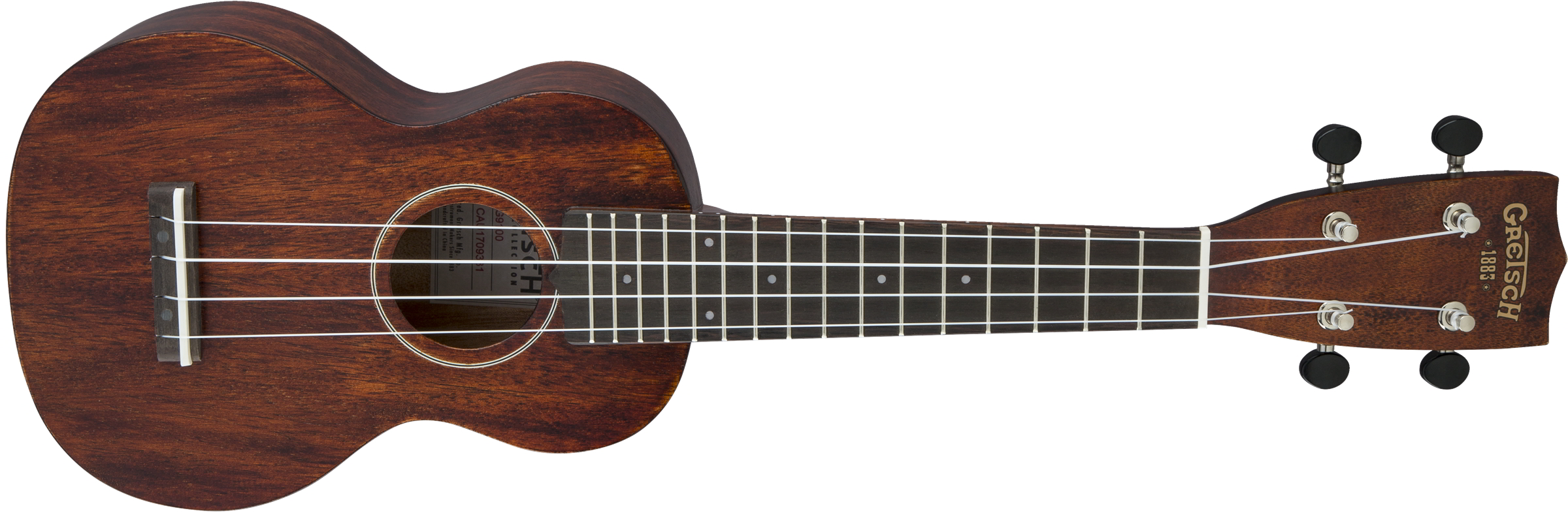 G9100 Soprano Standard Ukulele with Gig Bag, Ovangkol Fingerboard, Vintage Mahogany Stain追加画像 G9100 Soprano Standard Ukulele with Gig Bag, Ovangkol Fingerboard, Vintage Mahogany Stain追加画像