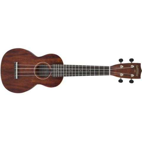 GRETSCHG9100 Soprano Standard Ukulele with Gig Bag, Ovangkol Fingerboard, Vintage Mahogany Stain