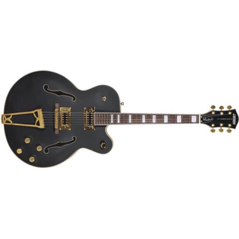 GRETSCH-ボディ材G5191BK Tim Armstrong Signature Electromatic Hollow Body, Gold Hardware, Flat Black