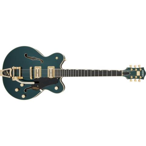 GRETSCH-ピックアップG6609TG Players Edition Broadkaster Center Block Double-Cut with String-Thru Bigsby and Gold Hardware, USA Full'Tron Pickups, Cadillac Green