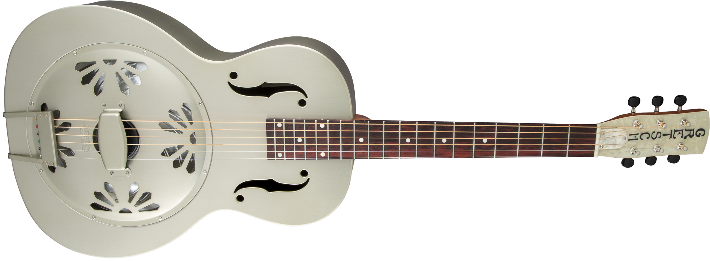G9201 Honey Dipper Round-Neck, Brass Body Biscuit Cone Resonator Guitar, Shed Roof Finish追加画像 G9201 Honey Dipper Round-Neck, Brass Body Biscuit Cone Resonator Guitar, Shed Roof Finish追加画像