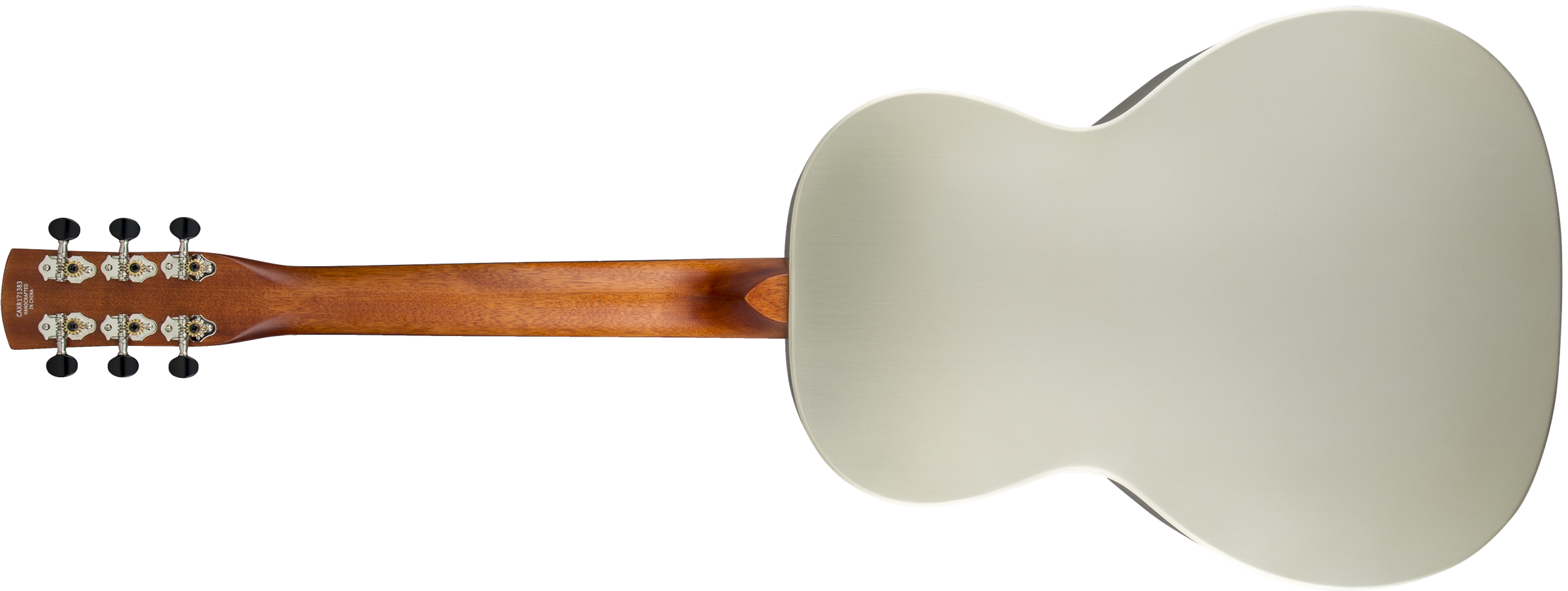 G9201 Honey Dipper Round-Neck, Brass Body Biscuit Cone Resonator Guitar, Shed Roof Finish背面画像 G9201 Honey Dipper Round-Neck, Brass Body Biscuit Cone Resonator Guitar, Shed Roof Finish背面画像