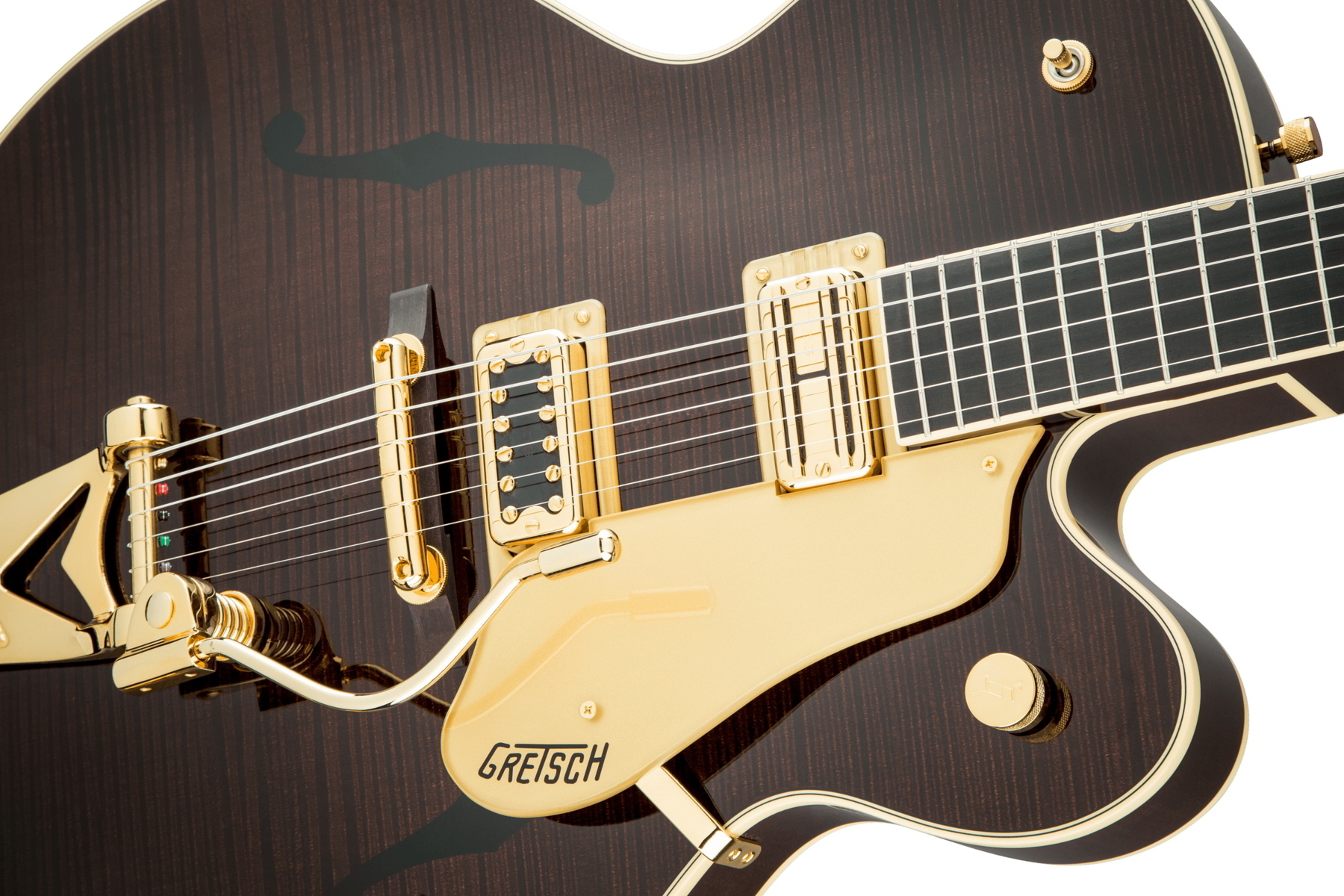 G6122T-59 Vintage Select Edition '59 Chet Atkins Country Gentleman Hollow Body with Bigsby, TV Jones, Tiger Flame Maple, Walnut Stain Lacquer追加画像 G6122T-59 Vintage Select Edition '59 Chet Atkins Country Gentleman Hollow Body with Bigsby, TV Jones, Tiger Flame Maple, Walnut Stain Lacquer追加画像