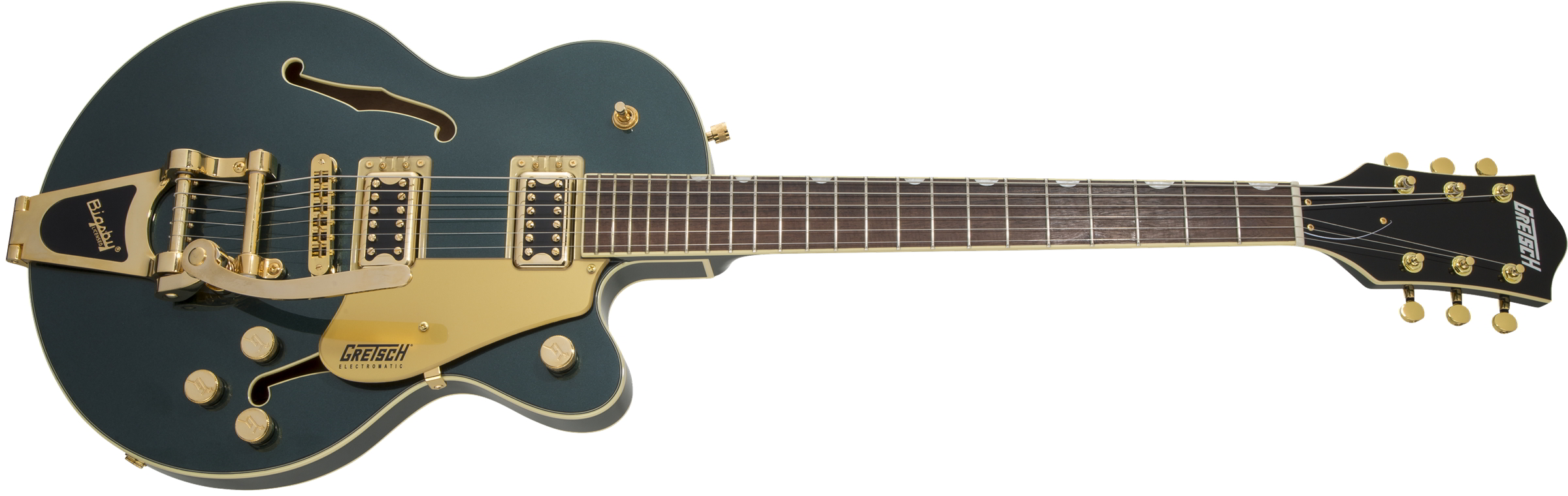 G5655TG Electromatic Center Block Jr. Single-Cut with Bigsby and Gold Hardware, Laurel Fingerboard, Cadillac Green追加画像 G5655TG Electromatic Center Block Jr. Single-Cut with Bigsby and Gold Hardware, Laurel Fingerboard, Cadillac Green追加画像