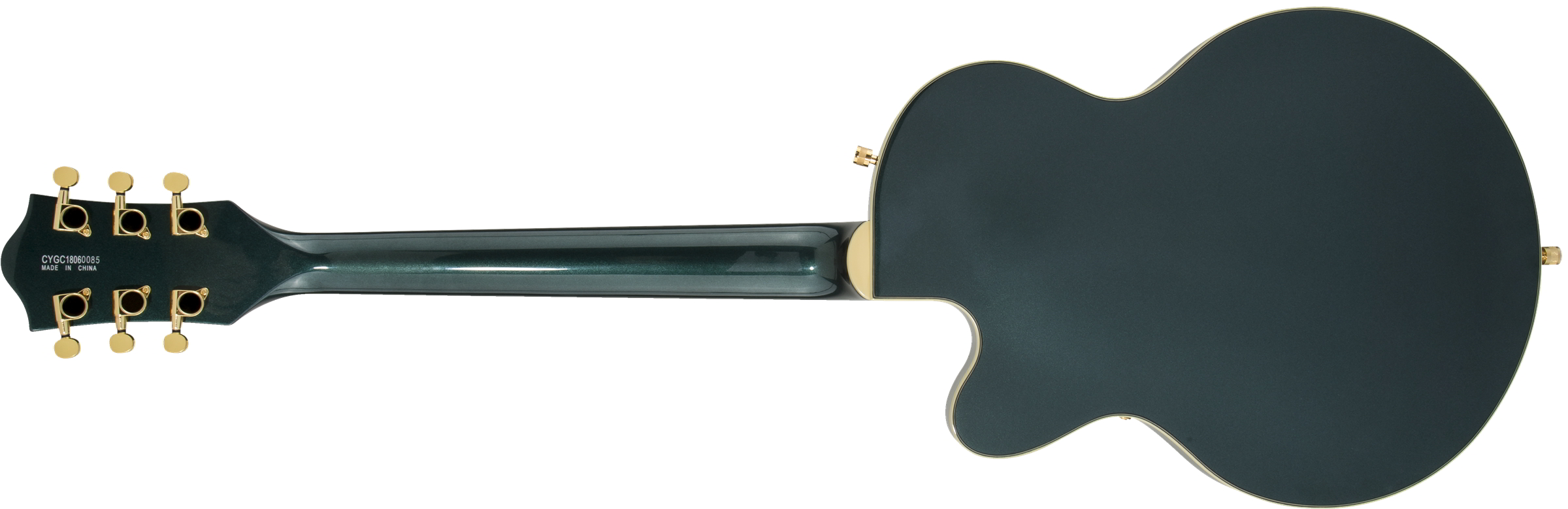 G5655TG Electromatic Center Block Jr. Single-Cut with Bigsby and Gold Hardware, Laurel Fingerboard, Cadillac Green背面画像 G5655TG Electromatic Center Block Jr. Single-Cut with Bigsby and Gold Hardware, Laurel Fingerboard, Cadillac Green背面画像