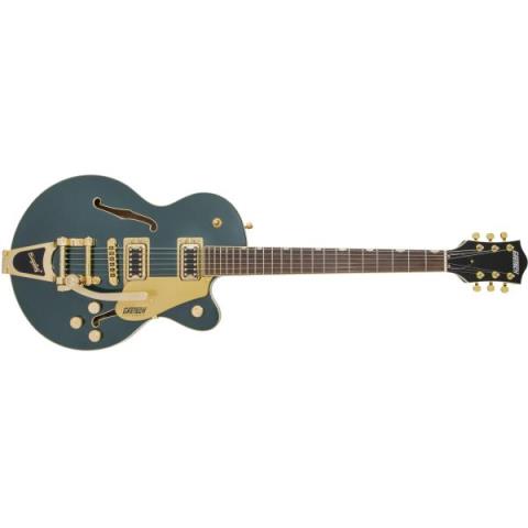 GRETSCH-エレキギターG5655TG Electromatic Center Block Jr. Single-Cut with Bigsby and Gold Hardware, Laurel Fingerboard, Cadillac Green