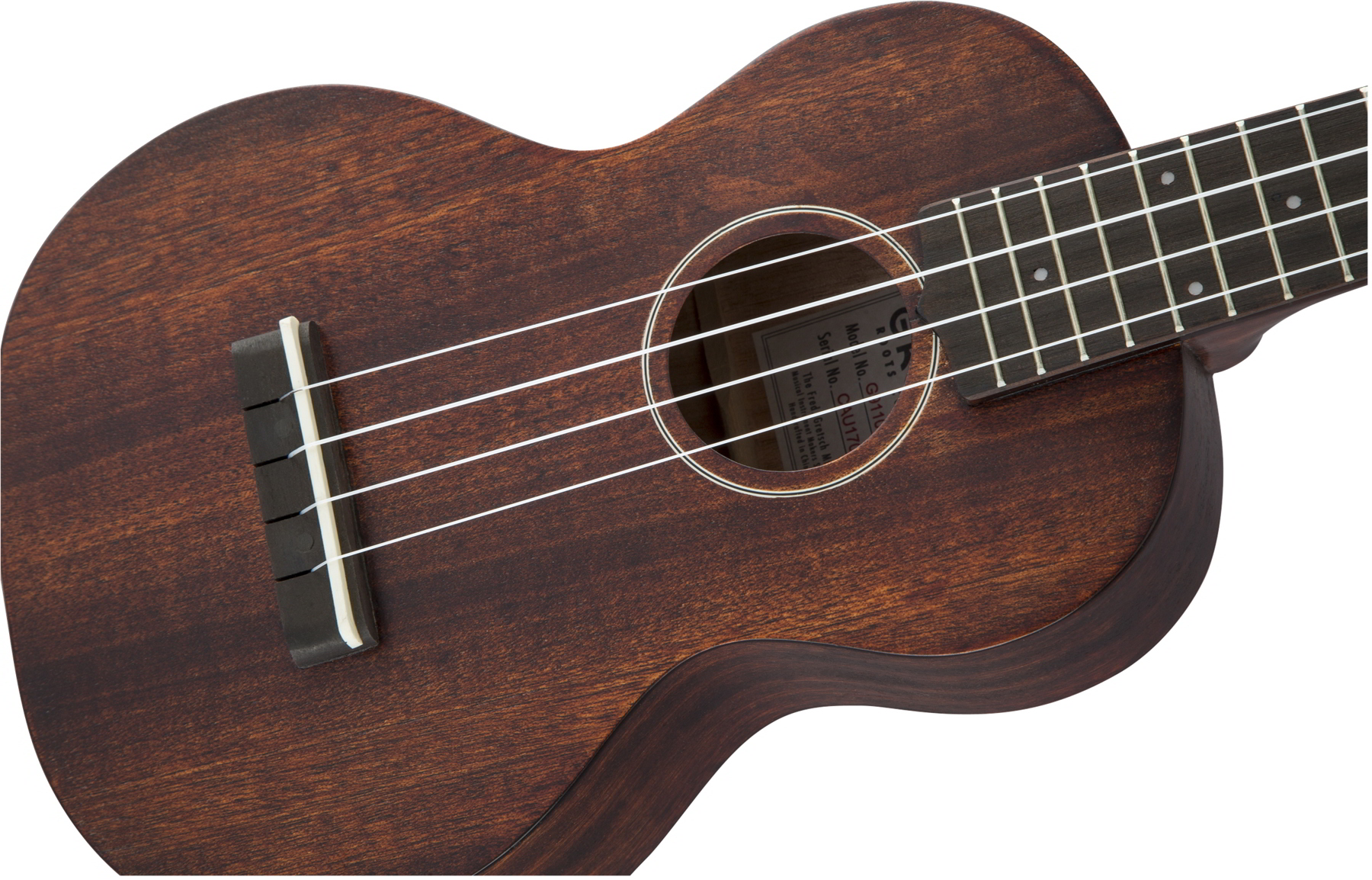 G9110 Concert Standard Ukulele with Gig Bag, Ovangkol Fingerboard, Vintage Mahogany Stain追加画像 G9110 Concert Standard Ukulele with Gig Bag, Ovangkol Fingerboard, Vintage Mahogany Stain追加画像