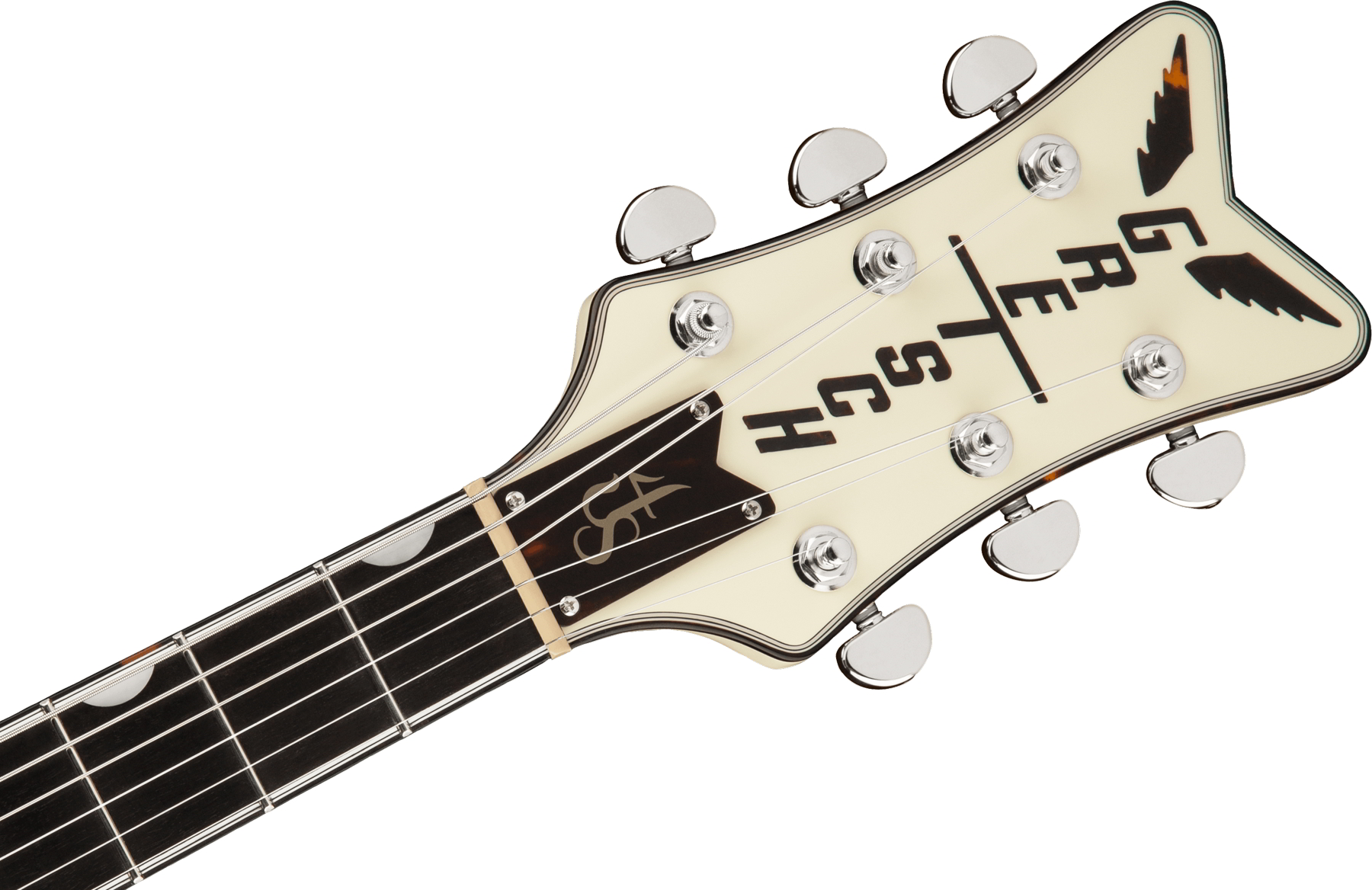 G6136T-RF Richard Fortus Signature Falcon Center Block with String-Thru Bigsby, Ebony Fingerboard, Vintage White追加画像 G6136T-RF Richard Fortus Signature Falcon Center Block with String-Thru Bigsby, Ebony Fingerboard, Vintage White追加画像