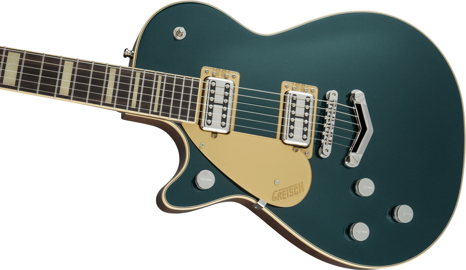 G6228LH Players Edition Jet BT with V-Stoptail, Left-Handed, Rosewood Fingerboard, Cadillac Green追加画像 G6228LH Players Edition Jet BT with V-Stoptail, Left-Handed, Rosewood Fingerboard, Cadillac Green追加画像