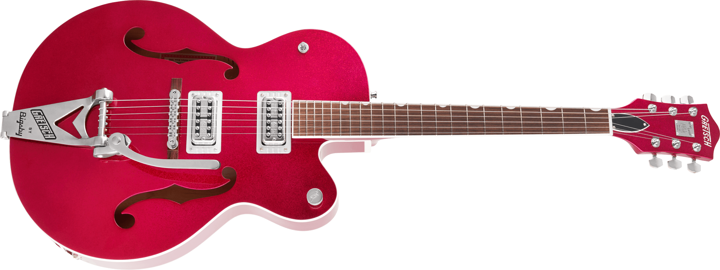 G6120T-HR Brian Setzer Signature Hot Rod Hollow Body with Bigsby, Rosewood Fingerboard, Magenta Sparkle追加画像