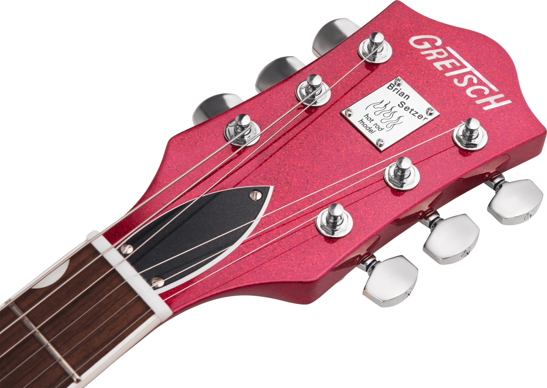 G6120T-HR Brian Setzer Signature Hot Rod Hollow Body with Bigsby, Rosewood Fingerboard, Magenta Sparkle追加画像