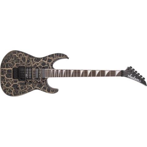 Jackson-エレキギターX Series Soloist SL3X DX Crackle, Laurel Fingerboard, Gold Crackle