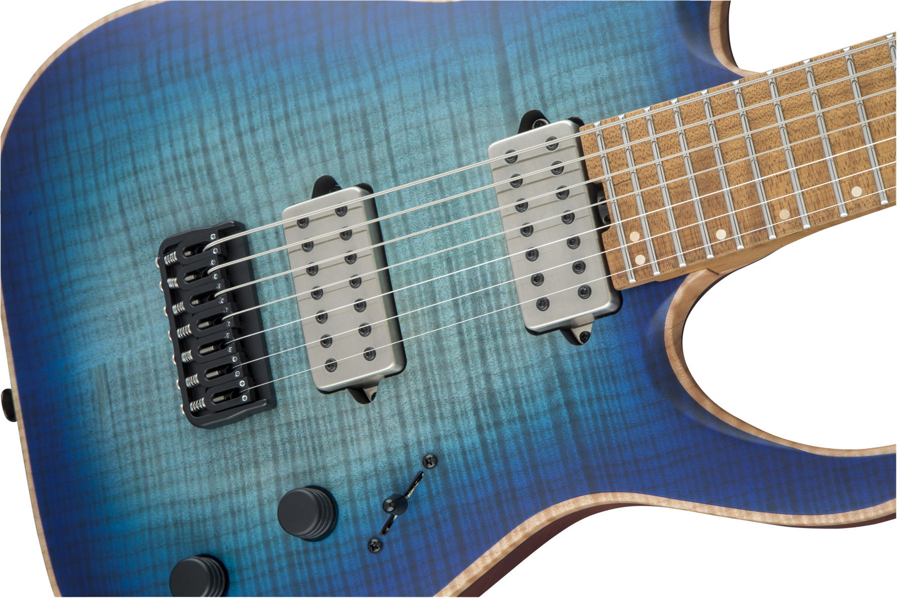 USA Signature Misha Mansoor Juggernaut HT7FM, Caramelized Flame Maple Fingerboard, Satin Laguna Burst追加画像 USA Signature Misha Mansoor Juggernaut HT7FM, Caramelized Flame Maple Fingerboard, Satin Laguna Burst追加画像